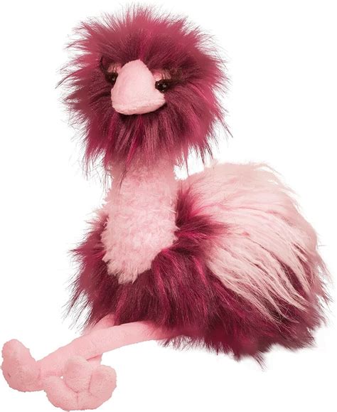 Douglas Cuddle Toys Tatiana Pink Ostrich Fuzzle 3710 Stuffed Animal