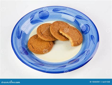 Biscuits On Plate Stock Image Image 18302001