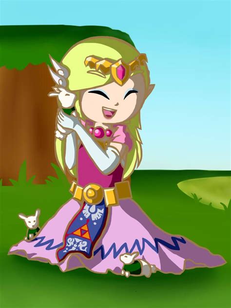 That Tickles Tickled Princess Zelda Fan Art