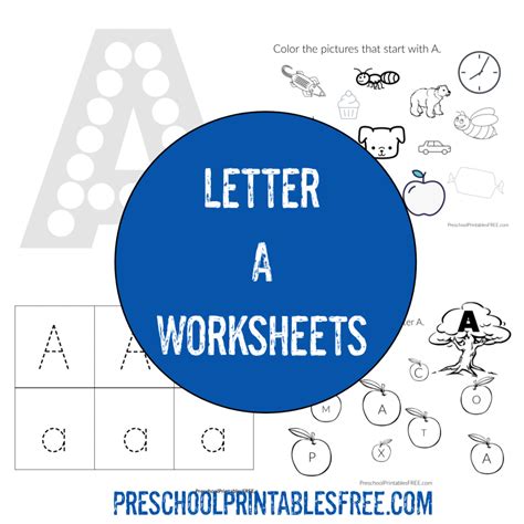 Alphabet Page 4 Free Preschool Printables
