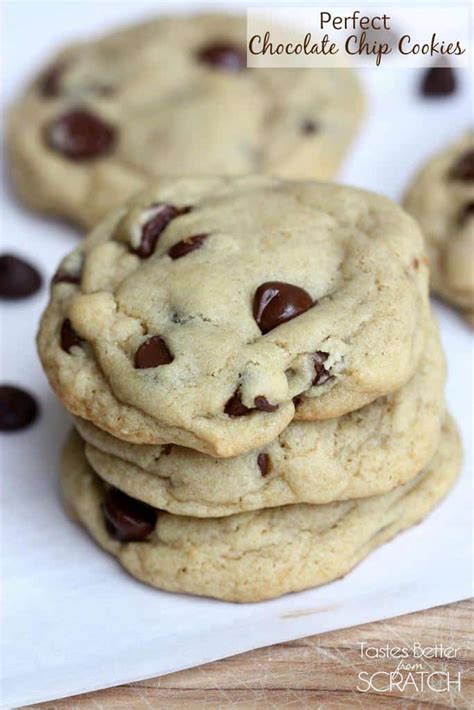 Recipes from the food blog, tastes better from scratch! Perfect Chocolate Chip Cookies - Tastes Better From Scratch