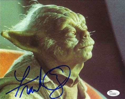 Frank Oz Star Wars As Yoda Signed 8x10 Photo Certified Authentic Jsa