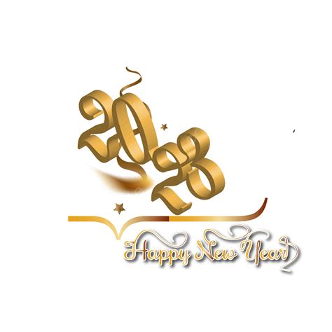 Set Of Happy New Year 2023 Modern Design Style Typography Vector 3d