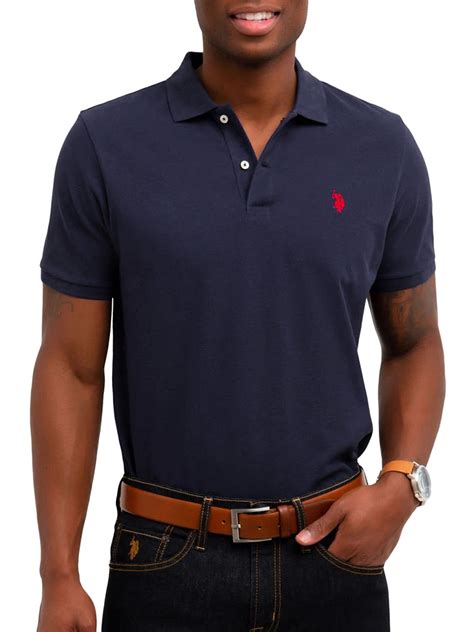 Us Polo Assn Short Sleeve Relaxed Fit Cotton Polo Mens 1 Pack