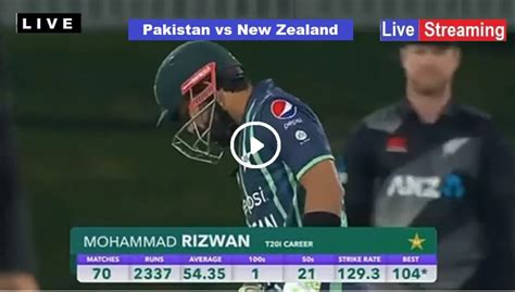 Live Cricket Pakistan V New Zealand Pak Vs Nz Stream Pak Vs New