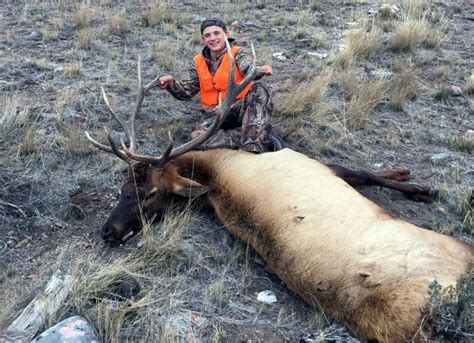 15 Year Old Missoula Hunter Bags First Bull Montana Hunting And Fishing