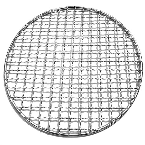 Glfsill Barbecue Round Bbq Grill Net Meshes Racks Grid Grate Steam Mesh