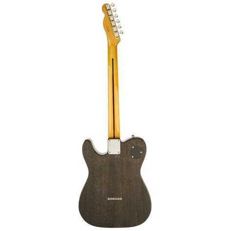 Fender Modern Player Tele Thinline Deluxe Black Transparent Mass