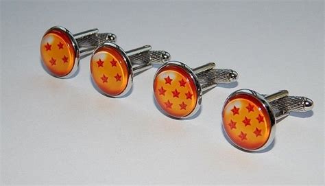 5 out of 5 stars. Dragonball cufflinks Dragonball jewelry Star Dragon Balls Video Game cufflinks #Handmade ...