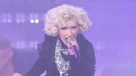 Christina Aguilera Not Myself Tonight Live Youtube