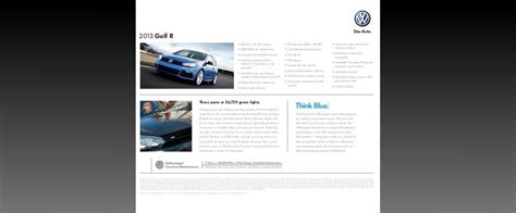 2013 Volkswagen Golf R Brochure In Clarksville Volkswagen Dealer