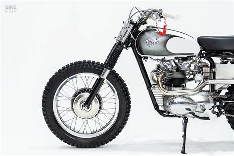 Retrogrades White Hot Triumph T100r Daytona Desert Sled In 2021