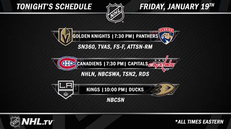 The network detailed the full slate on their sports division's official website. Kukla's Korner Hockey - Kukla's Korner