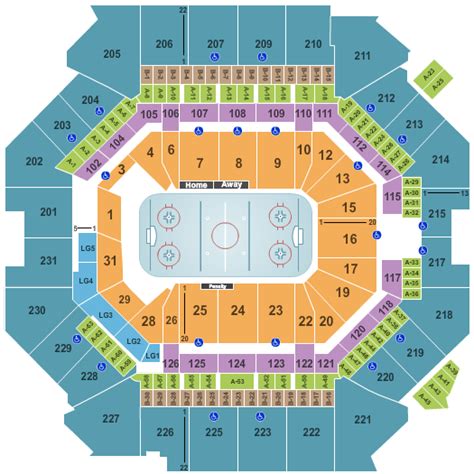 Barclays Center Seating Chart Rows Seat Numbers And Club Seats