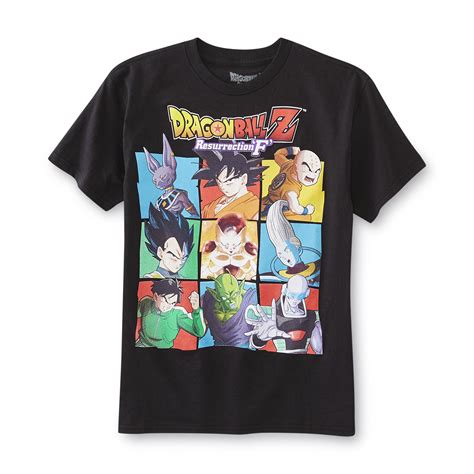 Dragon ball z shirt merch. Dragon Ball Z Boy's Graphic T-Shirt - Resurrection F