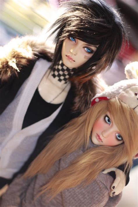 These Two Sceneemo Dolls Haha Couples Doll Cute Emo Couples Bjd Dolls