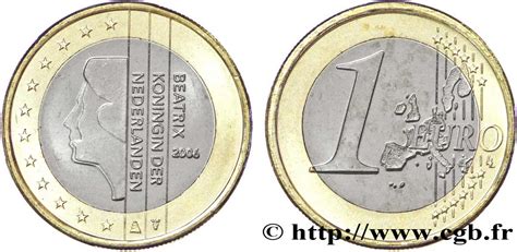 Pays Bas 1 Euro Beatrix 2006 Utrecht Feu785714 Euros