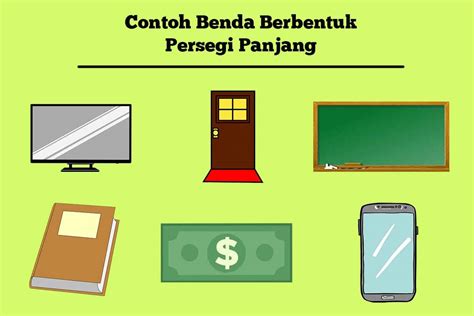 Contoh Benda Berbentuk Persegi 53 Koleksi Gambar