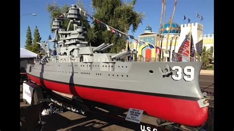 The Uss Arizona Battle Ship A 36 Foot 120 Scale Model Replica Youtube