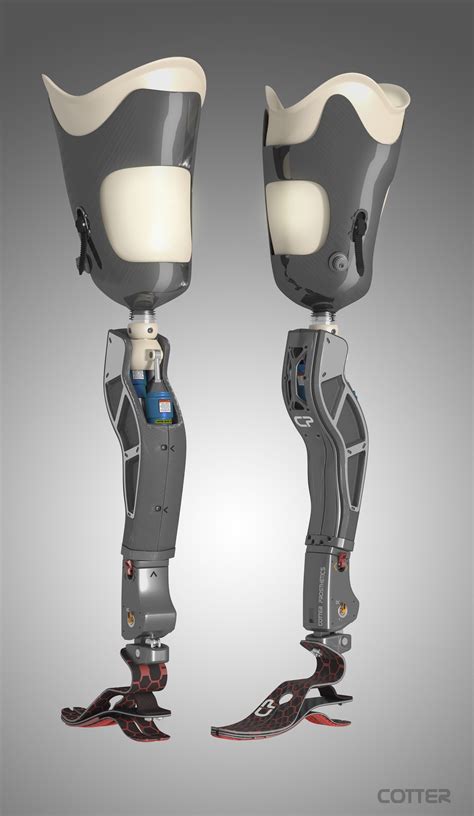 ArtStation - Prosthetic Leg, Joshua Cotter | mechanics + function