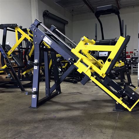 Diy leg press machine update (garage gym ideas) garage gym equipment for diy leg press: Hammer Strength Plate-Loaded Linear Leg Press | No equipment workout, Diy home gym, Workout machines