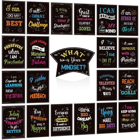 Buy Classroom Decorations 21pcs Colorful Motivational Bulletin Board