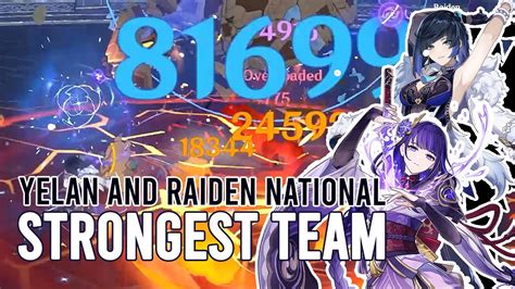 Yelan And The Strongest Team In Genshin Impact Raiden National Youtube