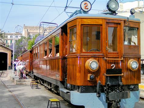 Palma To Soller Train Mallorca Electric Trainline Historic Train