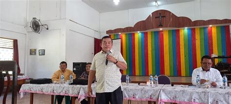 Mangihut Sinaga Bersama Tim Silaturahmi Dengan Sintua Gkpi Se Kabupaten