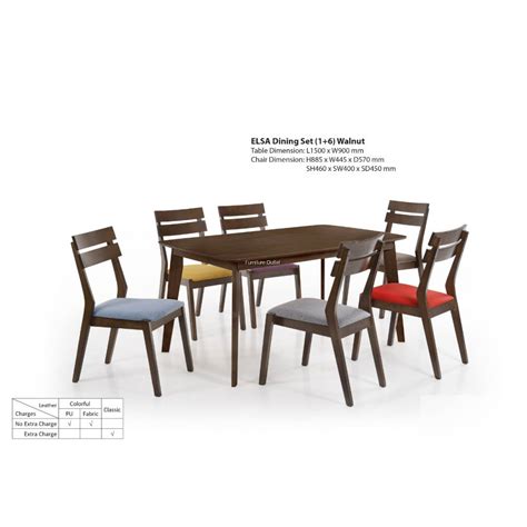 Furnituredirect.com.my is your malaysia online furniture mall with a great selection. ELSA DINING SET 1+6
