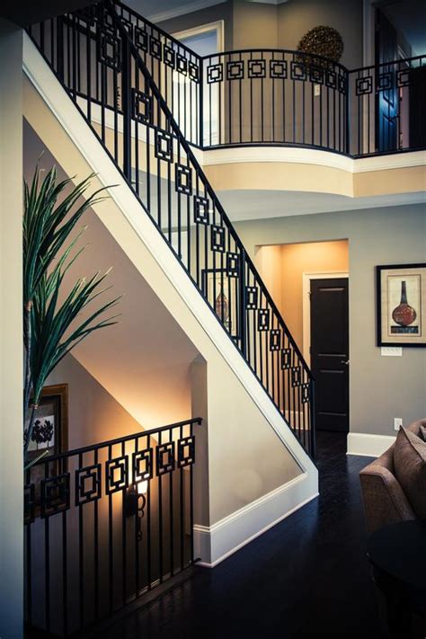 Below we share a variety of stair railings including contemporary, traditional, rustic and modern designs. Modern Railing Design - Southern Staircase | Artistic Stairs