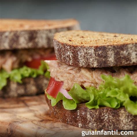 Bocadillo De Caballa Con Aceitunas Merienda Sana Para Niños