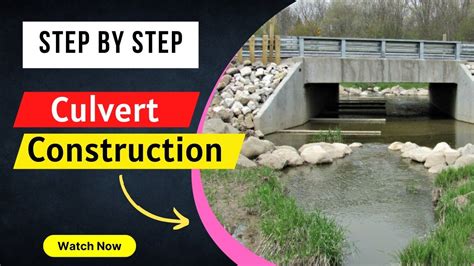 Culvert Construction Step By Step L Bridge Construction L Step By Step