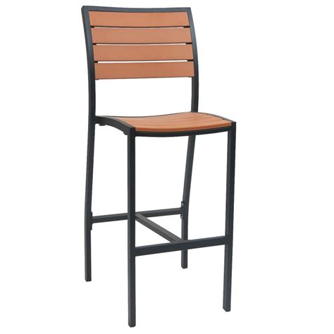 Check out our bar chair stool selection for the very best in unique or custom, handmade pieces from our dining room furniture shops. Black Aluminum Plastic Teak Bar Stool