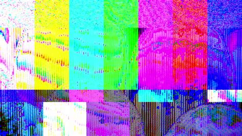 Distortion Static On Screen Glitch Background Stock Footage Video 100