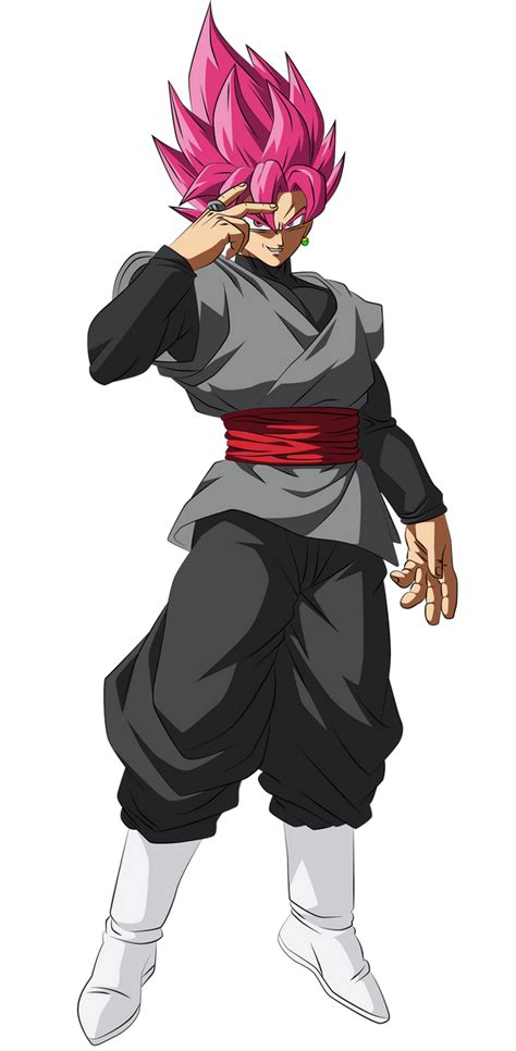 Goku Black Super Saiyan Rose Evolution Render By Mohasetif On Deviantart