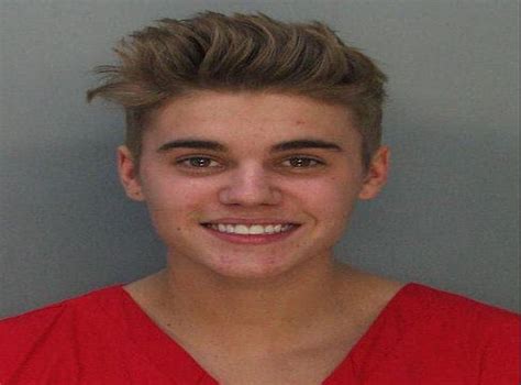 Justin Biebers Mugshot Released Following Arrest For Dui And Drag