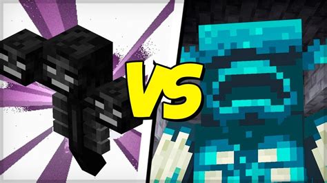 😱 Testando O Novo Boss Do Minecraft 119 Warden Vs Wither Youtube