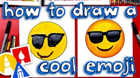How To Draw A Cool Emoji Youtube