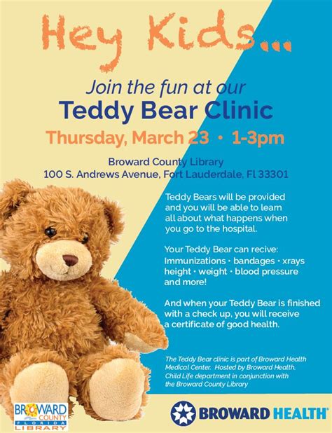 Teddy Bear Clinic Broward County Library