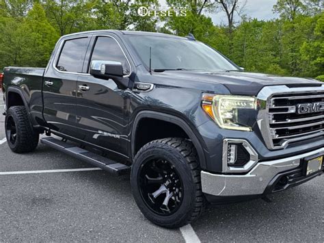 2019 Gmc Sierra 1500 With 20x12 44 Hardrock Bloodshot Xposed And 3312