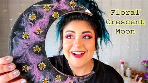 Preserving Flowers In A Crescent Moon Trying Weird Silicone Molds Youtube