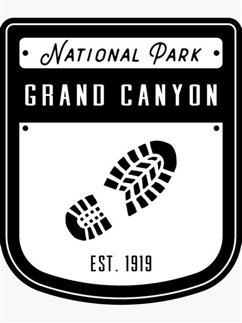 Grand Canyon National Park Arizona Badge Ii Sticker By Nationalparks