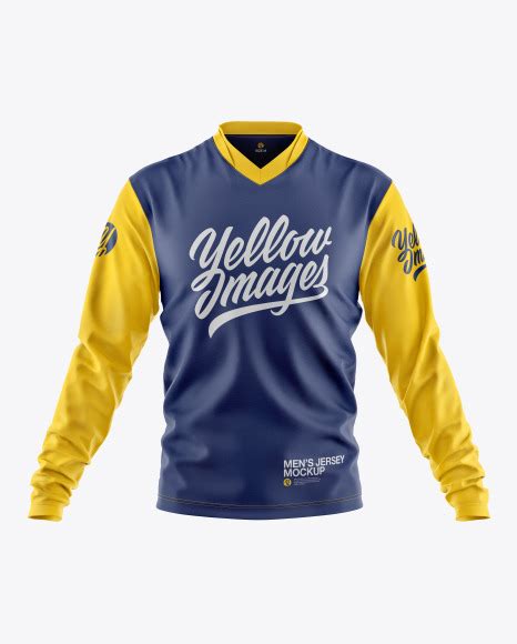 Download Men's Jersey Mockup in Apparel Mockups on Yellow Images ...