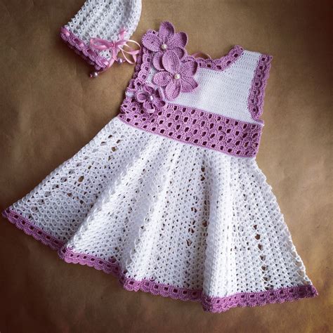 Vestidos De Niña Tejidos A Crochet Modelos