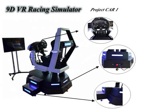 9d Seat Racing Chair Vr Racing Simulator No Noise With Free Car Games