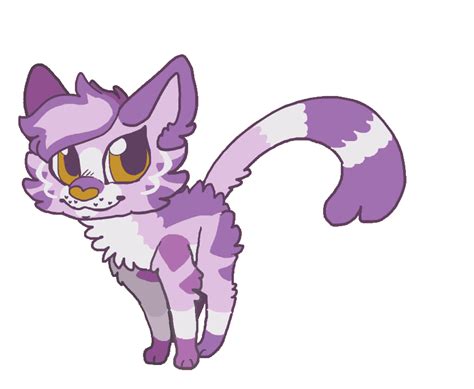 Purple Cat By Crunchycrowe On Deviantart