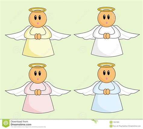 Cartoon Angels Stock Vector Illustration Of Holiday