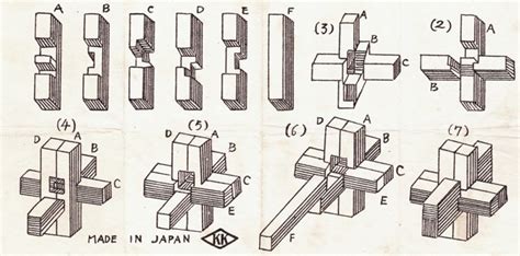 6 Piece Wooden Cross Puzzle Solution ｜ Angies Blog