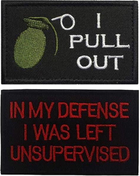 Dropship 2 Pieces Funny Tactical Military Morale Patch Hook And Loop